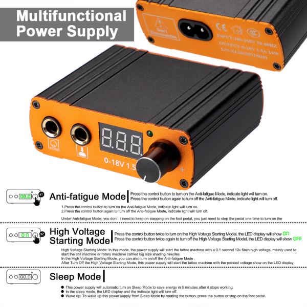 P192 Tattoo Power Supply Box Solong Multifunction Tattoo Wireless Battery