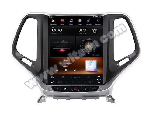 9Écran de 7 poucesTesla Écran Android vertical Pour Jeep Cherokee 5 KL 2014-2018 Moteur multimédia stéréo GPS Lecteur de jeu de voiture
