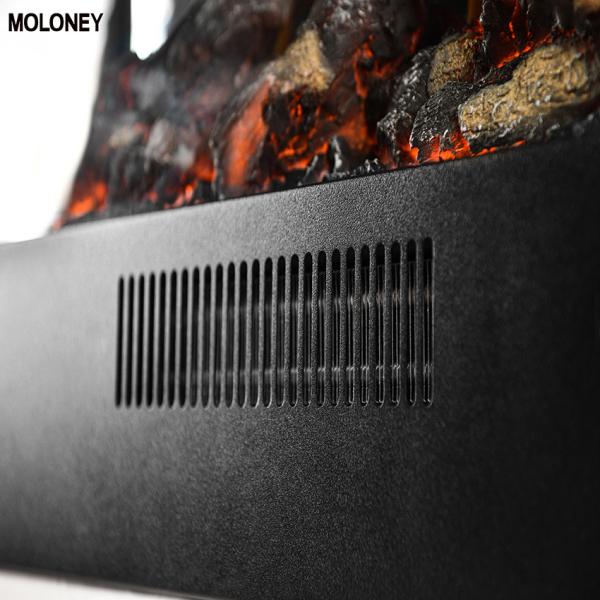 47inch Electric Fireplace Flush With Wall Heating Bottom Air-Outlet Living Room