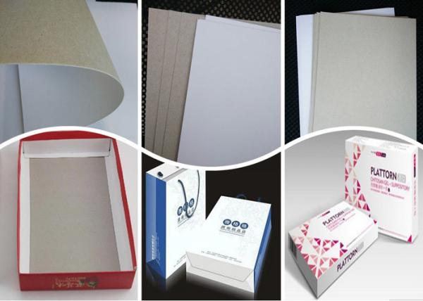 400Gsm 0.5mm Coated Duplex Board Paper Grey Back for Folding Box