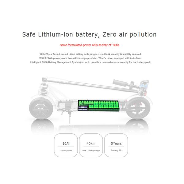 8 Inch Foldable Mini Electric Scooter , Small Fold Up Electric Scooter 24V 350W