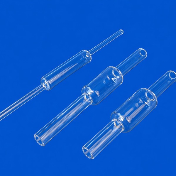High-temperature resistant and corrosion-resistant transparent quartz glass tube
