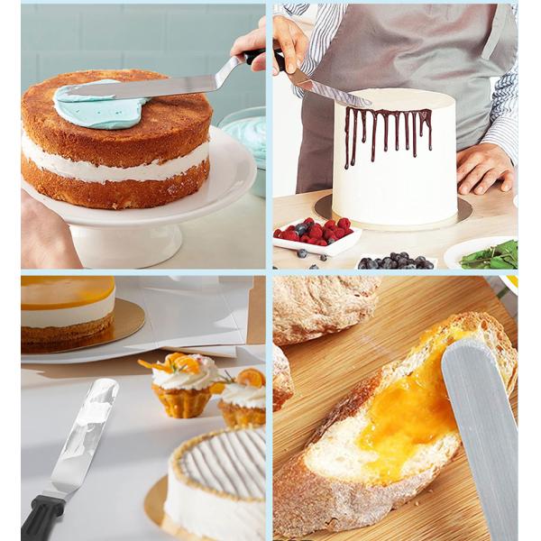 37.6*3.1cm Stainless Steel Cake Spatula For Cake Decorating