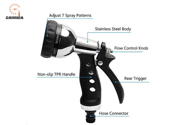 Adjustable Outdoor Garden Tools Heavy Duty Hose Nozzle Maintenance Free