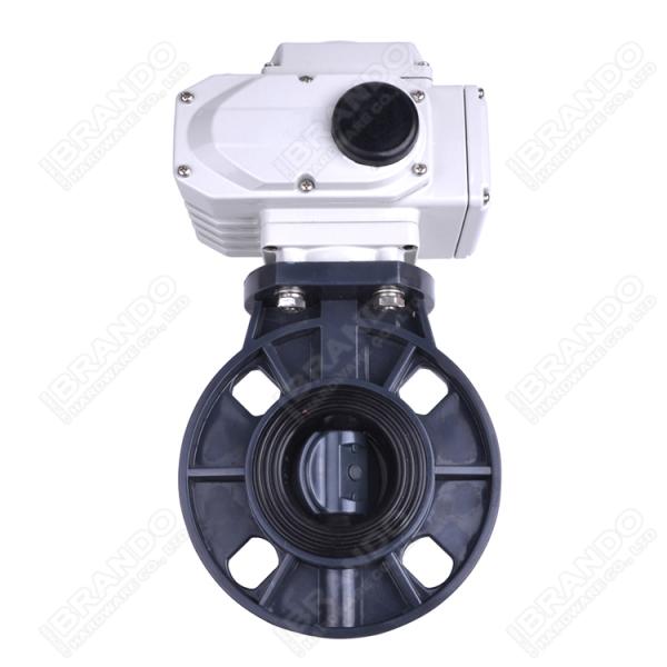 Мягкий тип литое железо вафли электрического силового привода уплотнения клапан-бабочки 4 дюйма