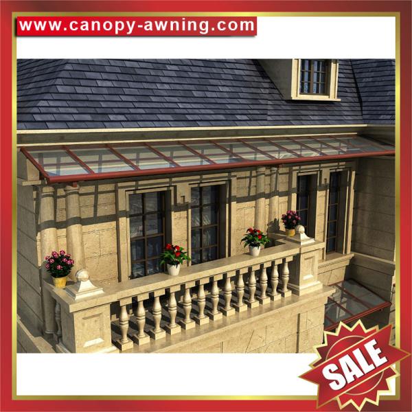 anti-uv polycarbonate aluminium alloy awning canopy for porch gazebo patio corridor-excellent wanterproofing sunshade