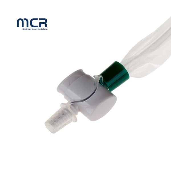 Closed Suction System with PU Sleeve L Piece 24H - Double Swivel Elbow