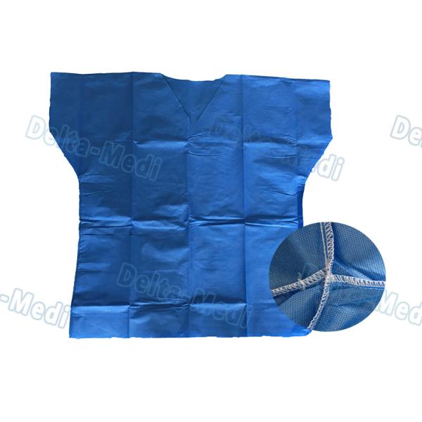 Одеяние короткого рукава устранимое защитное над шить замка Скруб костюм с карманом