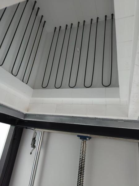 L'atmosphère de l'air Sintrage céramique Le four à cloche à température Bf125-17 avec des dimensions de chambre efficaces 550*500*550mm D*W*H