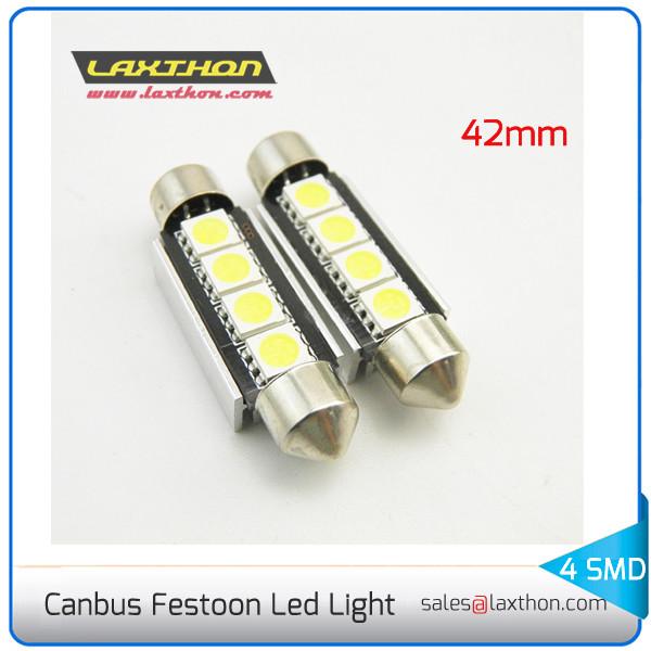 Super Bright 42mm LED Interior Car Light Bulbs 5050 SMD Festoon C5W Canbus Led License Plate Light
