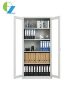 Knocked Down 2 Door Steel Cupboard Office Storage Cabinet 1850mm  Height
