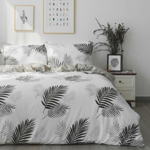 3PCS cores personalizadas Luxury Set de cobertor de cobertor 100% algodão Designers Set de cama