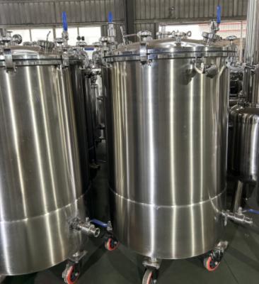 0.02MPa To 0.1MPa Mirror Polishing Softgel Medicine Storage Tanks