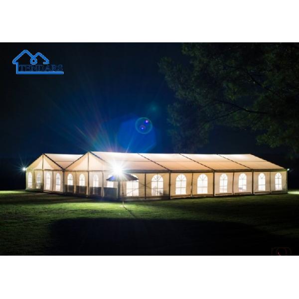 Removable BBQ Party Marquee Tents Galvanized Framework PVC Fabric Sidewall Cookout Canopy Structure