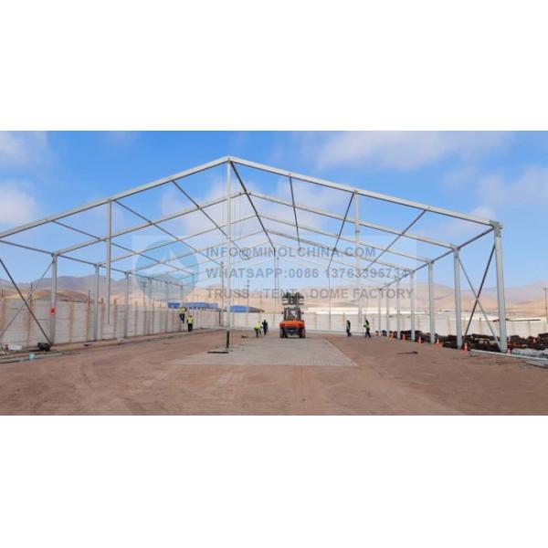 Large Scale DIN 4102 B1 Aluminium Warehouse Tent Weatherproof