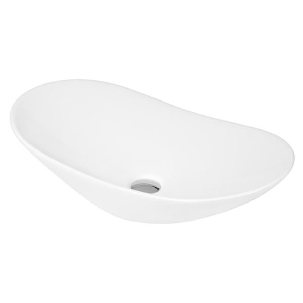 ISO Thin Minimalist Upper Counter Wash Basin Cloakroom Countertop Basin