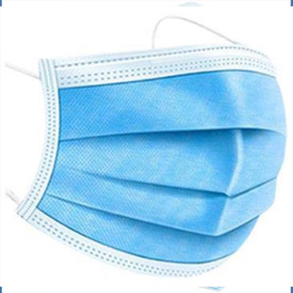 3 Ply Non Woven Face Mask Blue Medical Surgical Disposable Face Masks