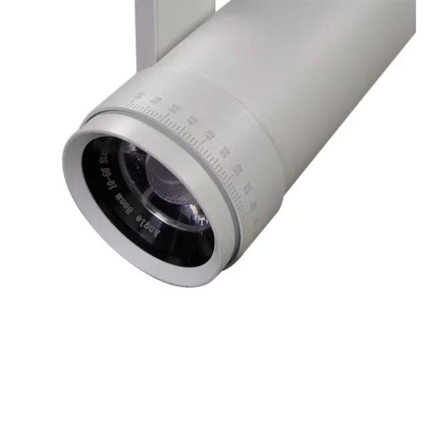 10-60 Degree Zoomable Lens Track Light for Modern Design Style Museum Exhibition Hotel