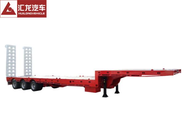 Integrative Heavy Duty Gooseneck Trailer Modern Industrial Design Strengthened Vertical Beam