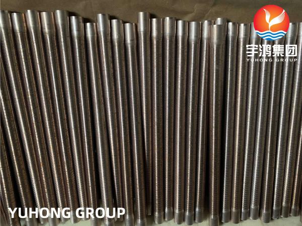 ASME B111 C70600 B111 C70600-O61 Copper Nickel Low Finned Tube For Heat Recovery Systems