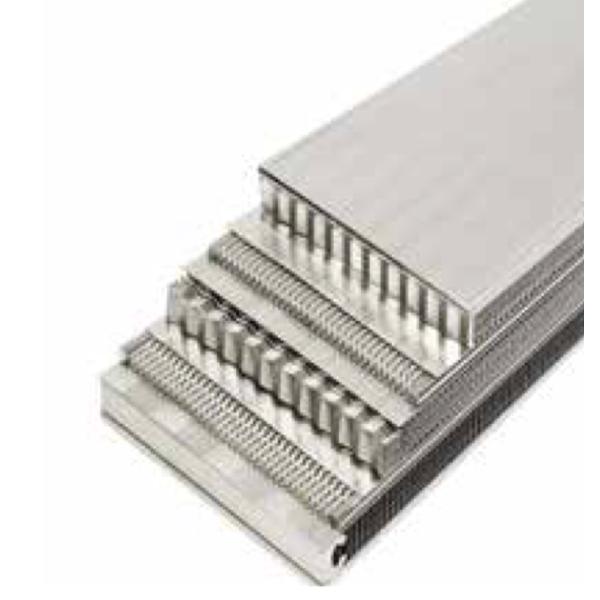 Aluminum Plate fin air cooled heat exchanger for oil air & water cooling