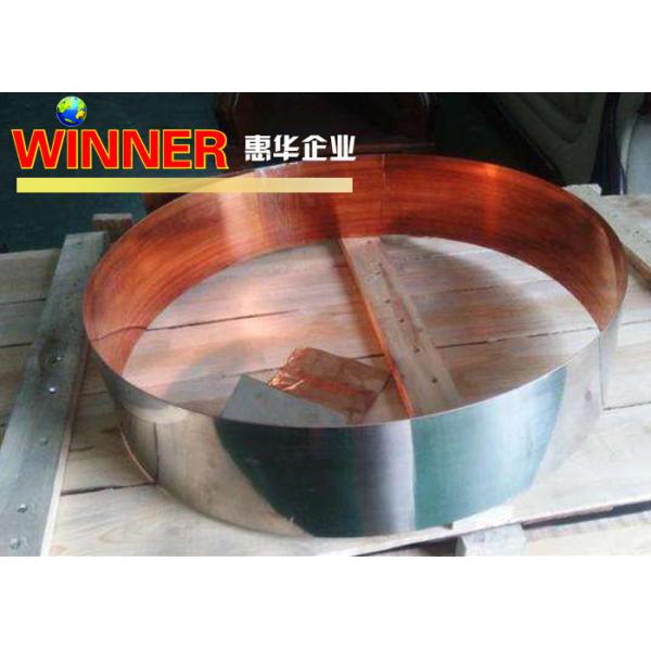 Nickel Composite Copper Metal Strips , Intermittent Nickel Plated Copper Strip
