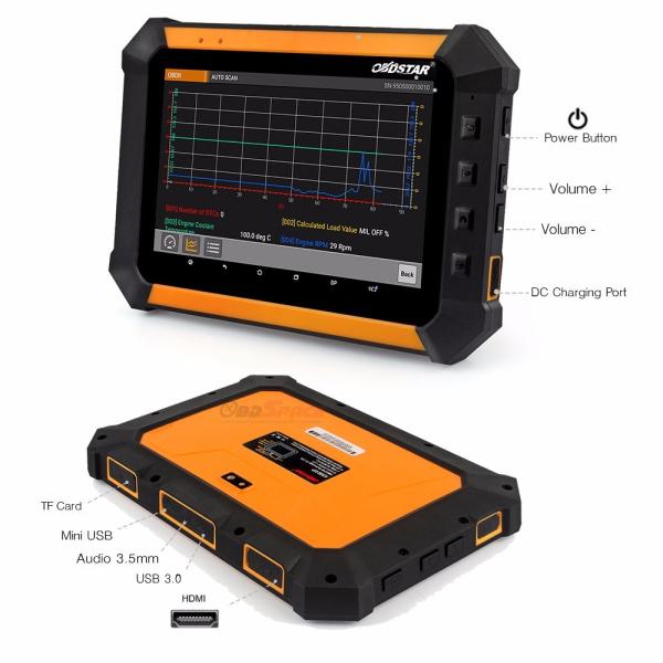 OBDSTAR X300 DP X-300DP PAD Tablet Key Programmer Full Configuration X300DP PAD