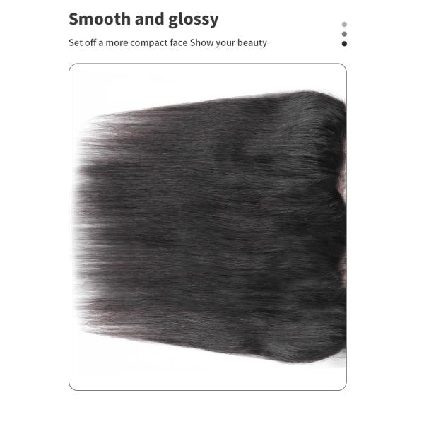 Dyed Available 13 By 4 Lace Closure Density 130% Virgin Hair Closure