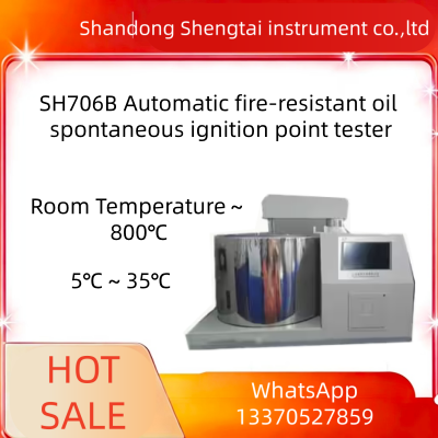 SH706B Full-Auto Fire-Resistant Oil Ignition Tester DL/T706 ±1℃ Accuracy