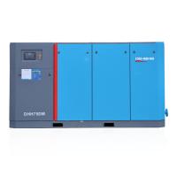Compressor de ar de parafuso de dois estágios PM 100Hp 8 Bar IP65 economizador de energia