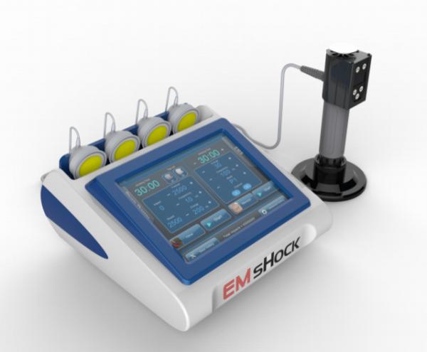 Ultrasonido de la manija del equipo de la terapia de la onda de choque del crecimiento del músculo solo