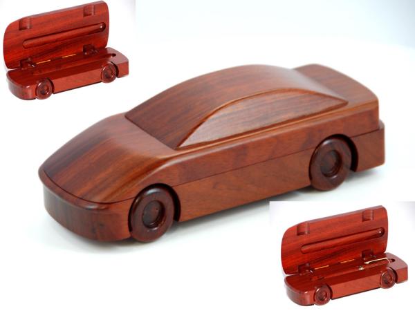 Race Car shape Single wood Pen Box