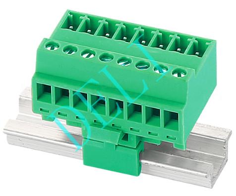 24-16AWG Terminal Block Connector DL2EDG-VK-XX-3.81 M2 Steel Zinc Plated Screw