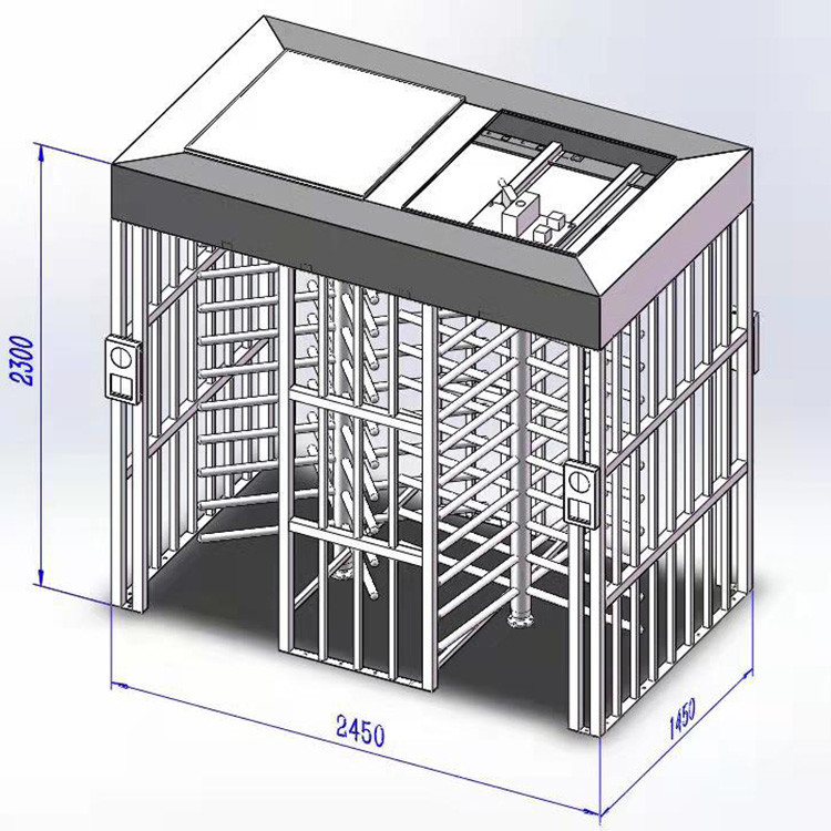 Двойной турникет тела майны 60W SUS304 полный