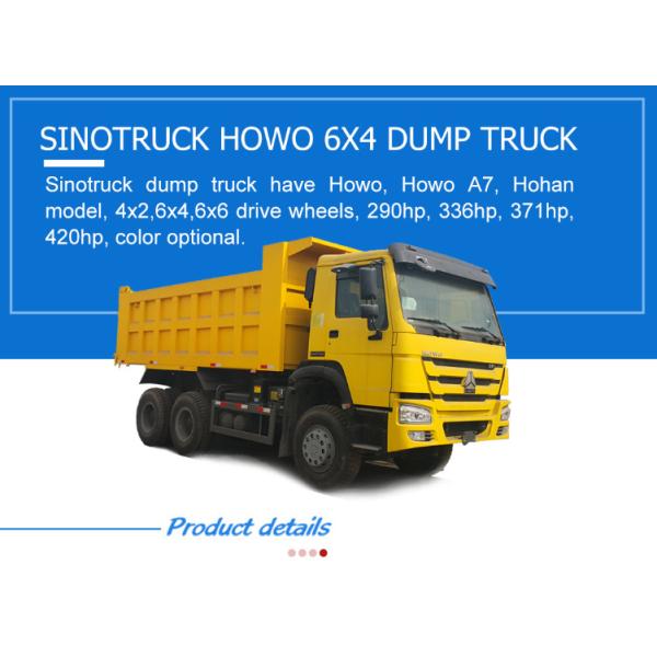 Sinotruck HOWO 380HP 6X4 Dumper Truck in Pakistan Customization with After-sales Service