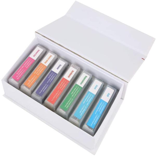 35pcs Box set of Prepared Glass Microscope Slides on Animals Insects Plants Flowers for Children education