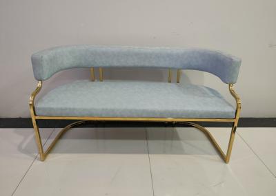 Strong Load Bearing Force 125cm 42cm Wrought Iron Sofa Set