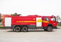 Carro de bombeiros de grande volume resistente da proposta da água da movimentação 6x4 com a torreta do fogo 80L/s