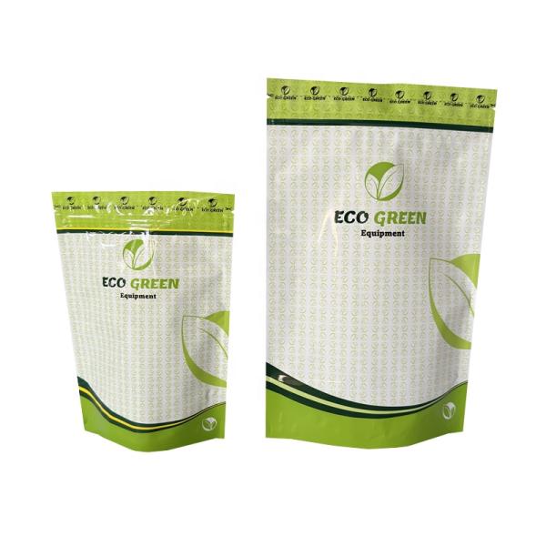 Пластмассовая серебряная алюминиевая фольга стоящие рюкзаки с молниеносными сумками