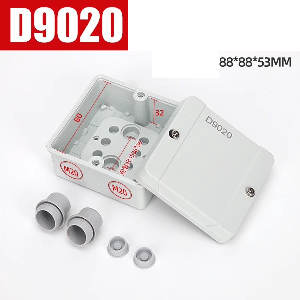 IP67 CCTV Camera Monitor Distribution Waterproof Cable Junction Box with Terminals