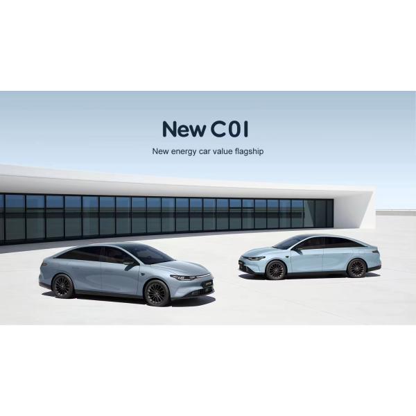 316Km Extended Range Leapmotor C01 2024 Long Range Electric Cars 4-door 5-seat Hatchback