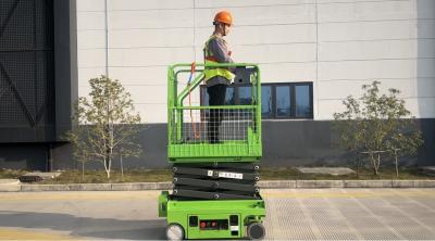 MX390S 3.9M ALTAÇÃO DE PLATOFORMA MINI SELF-PROPELED SCISSOR LIFT com capacidade de carga de 240KG