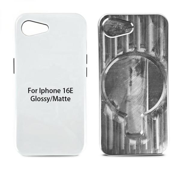 3D 2 In 1 Magnetic For Iphone16e Blank Sublimation Phone Case Custom Print Magnet Protective Case