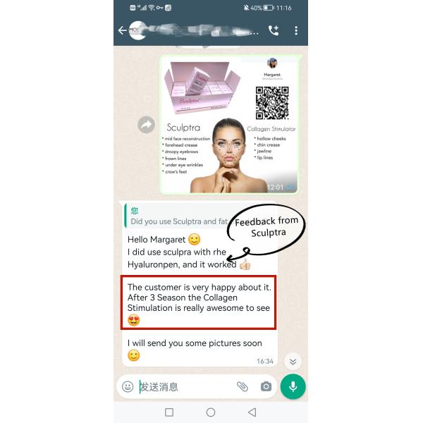 150 мг/5 мл PLLA для инъекций Поли L молочной кислоты для лица коллаген 3D PLLA