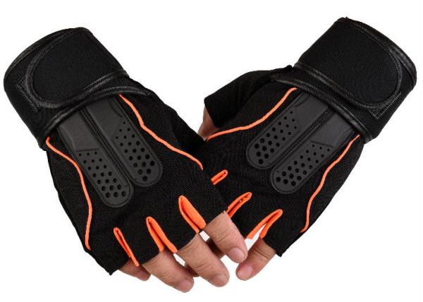 Hot Sale Half Finger Fitness Glove Wrist Wrapped Lifting Gloves For Strength Training