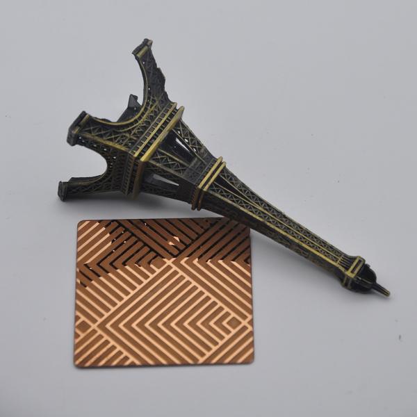 pvd color coating antique bronze stainless steel panel sheet astm 304 quality on sale