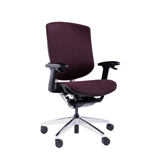 Marrit Red Swivel Chairs with Aluminum High Quality Ergonomic Office Chair
