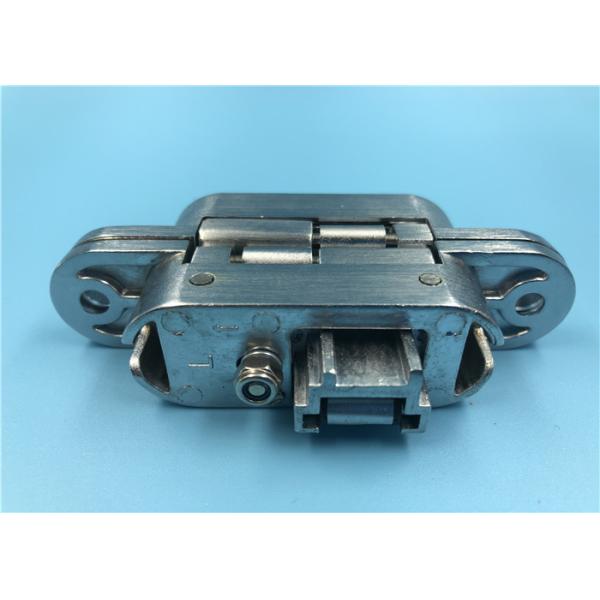 Satin Chrome Mortise Mount Invisible Hinge For Residential Metal Door
