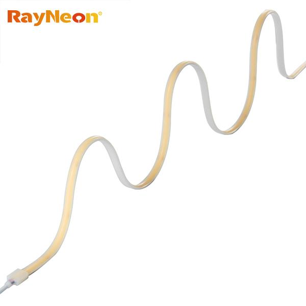 D Shaped Flexible 8mm Wide COB Neon LED Strip Silicone Waterproof Embedded LED Light Strips