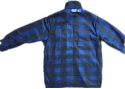 Middle Thickness Mens Printed Fleece Jacket With Chest Pocket Machine Washable